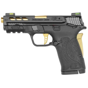 smith & wesson 380auto m&p ported shield gold barrel