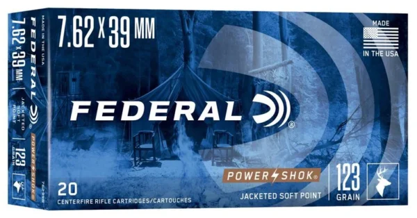 federal 7 62x39 123gr power shok/20