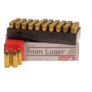 aguila 9mm luger 115gr fmj per 50