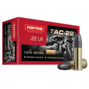 norma .22lr 40gr tac 22/50