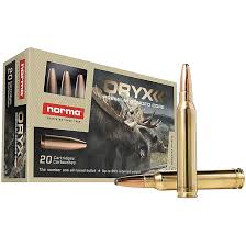 .308 win. 180 oryx norma rifle ammunition (20)