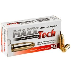 maxxtech 9mmp 124gr fmj /50