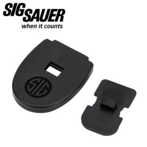 sig magazine floor plate, p320, snap, blk