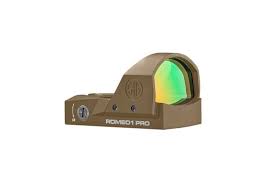 sig romeo1pro reflex sight,6moa steel shroud fde